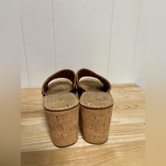 House of Harlow Brown Woven Slide Sandals Size 9M - Picture 4 of 7